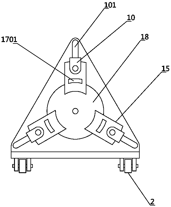 Supporting device facilitating automobile tire dismounting