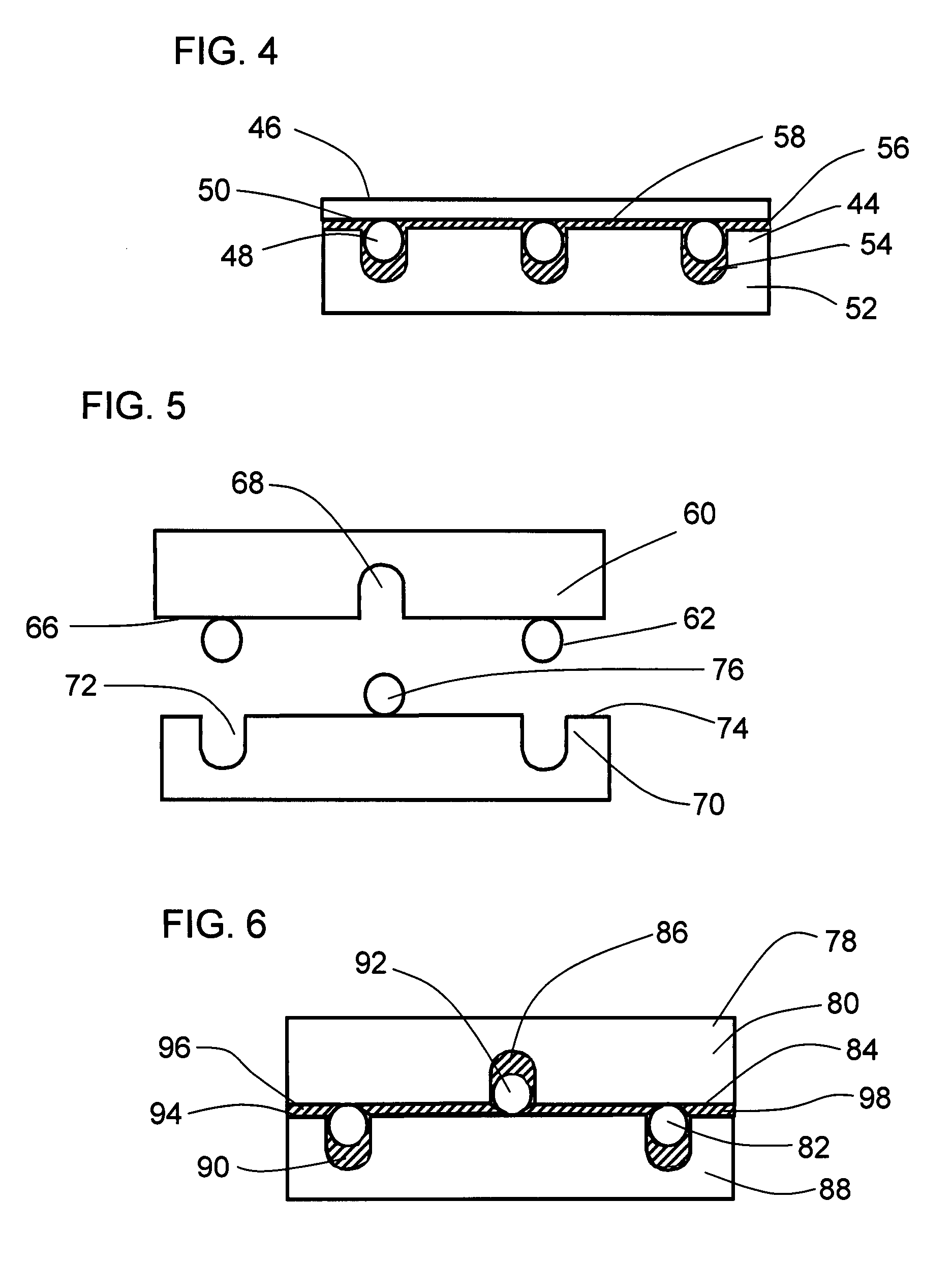 Lock and key bonding system