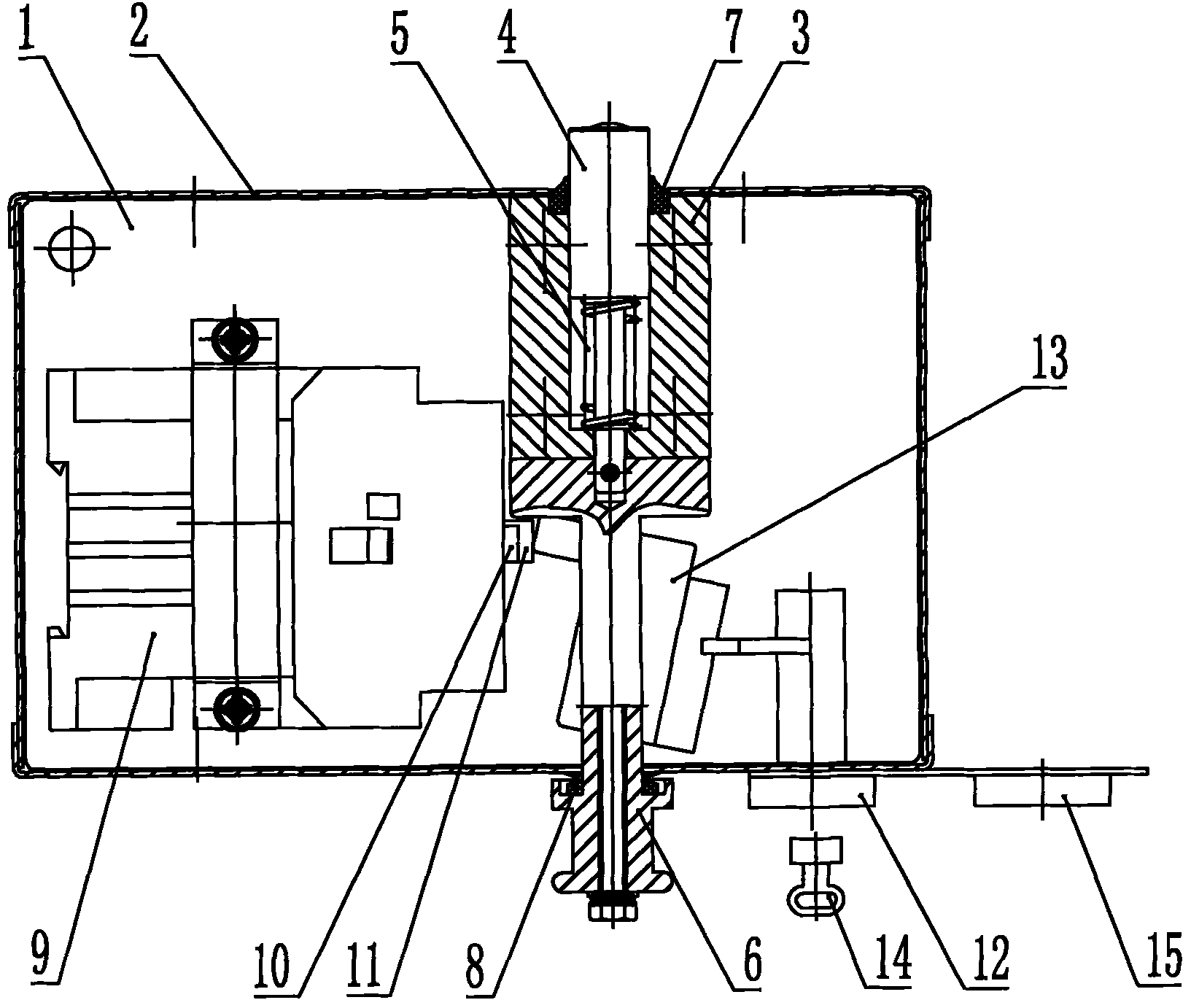 Electromagnetic lock for manual operation mechanism of disconnecting switch