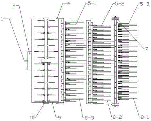 Method and device for scarifying soil and picking up plastic film residues sequentially in tobacco field