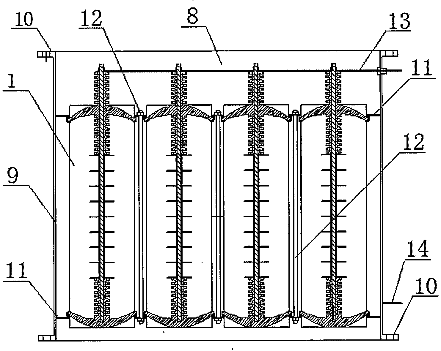 Wire-tubular-type low temperature plasma unit reactor and assembly system thereof