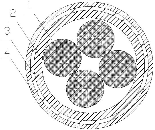 An underground cable protection device