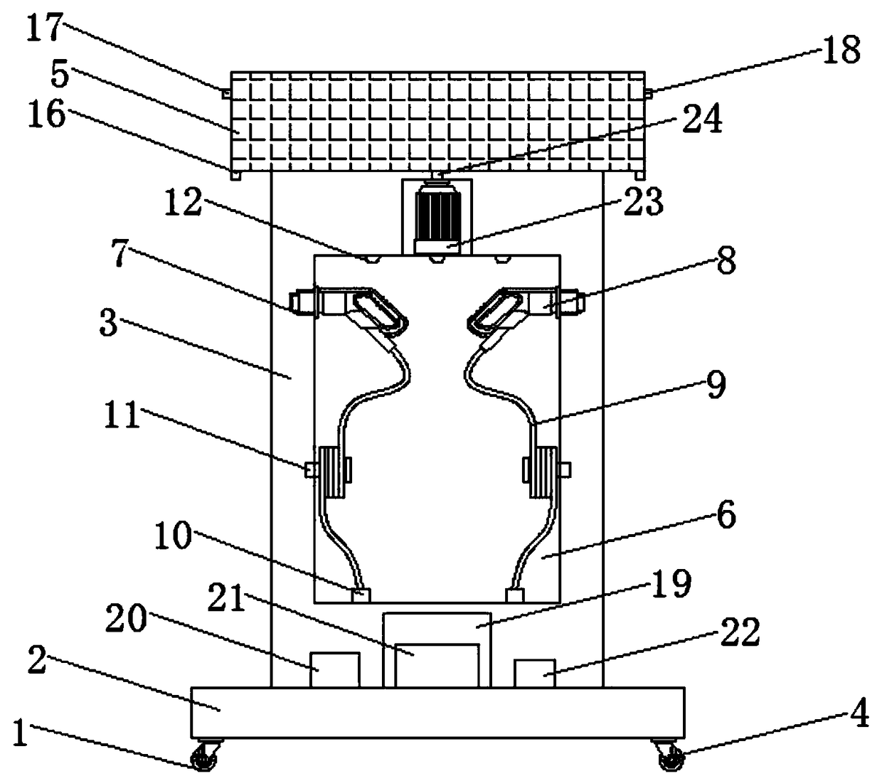 Novel charging device for new energy vehicle