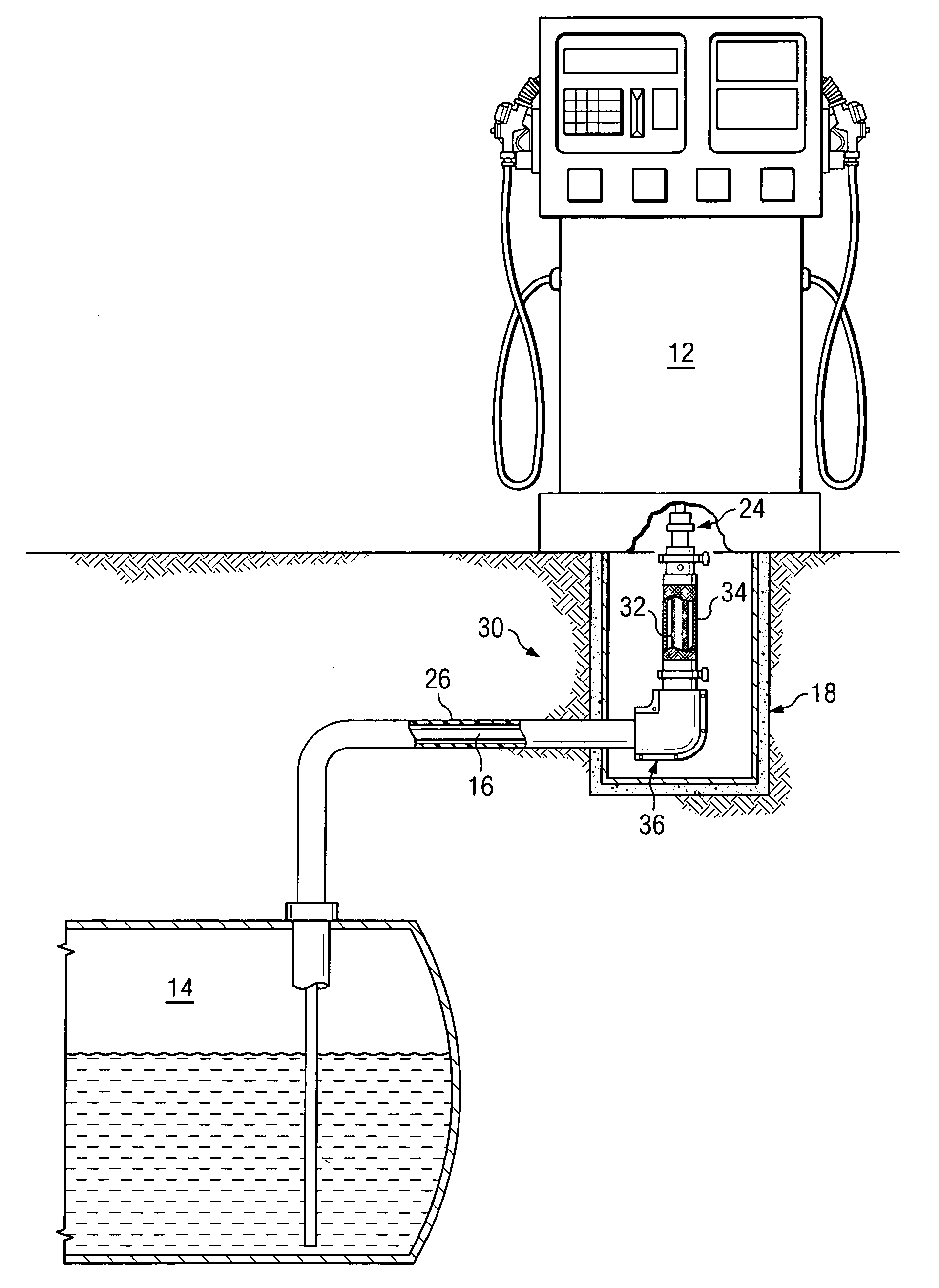 Double-walled flexible dispenser sump connection system