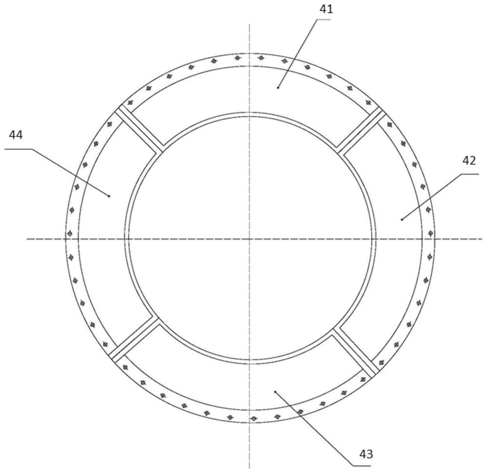 A method for disassembling and assembling a blade-type high-pressure fan of a turbogenerator