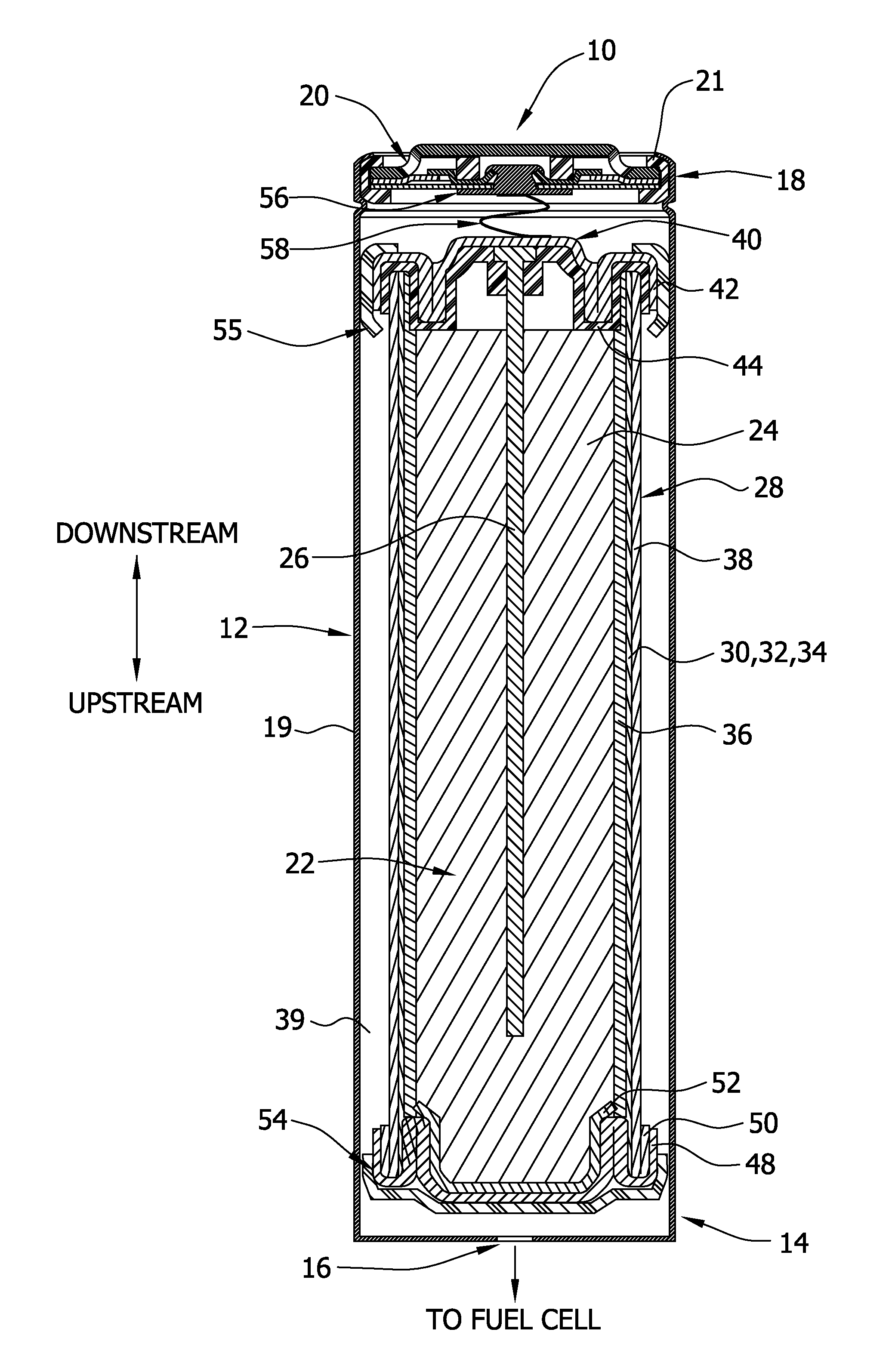 On-demand hydrogen gas generation device