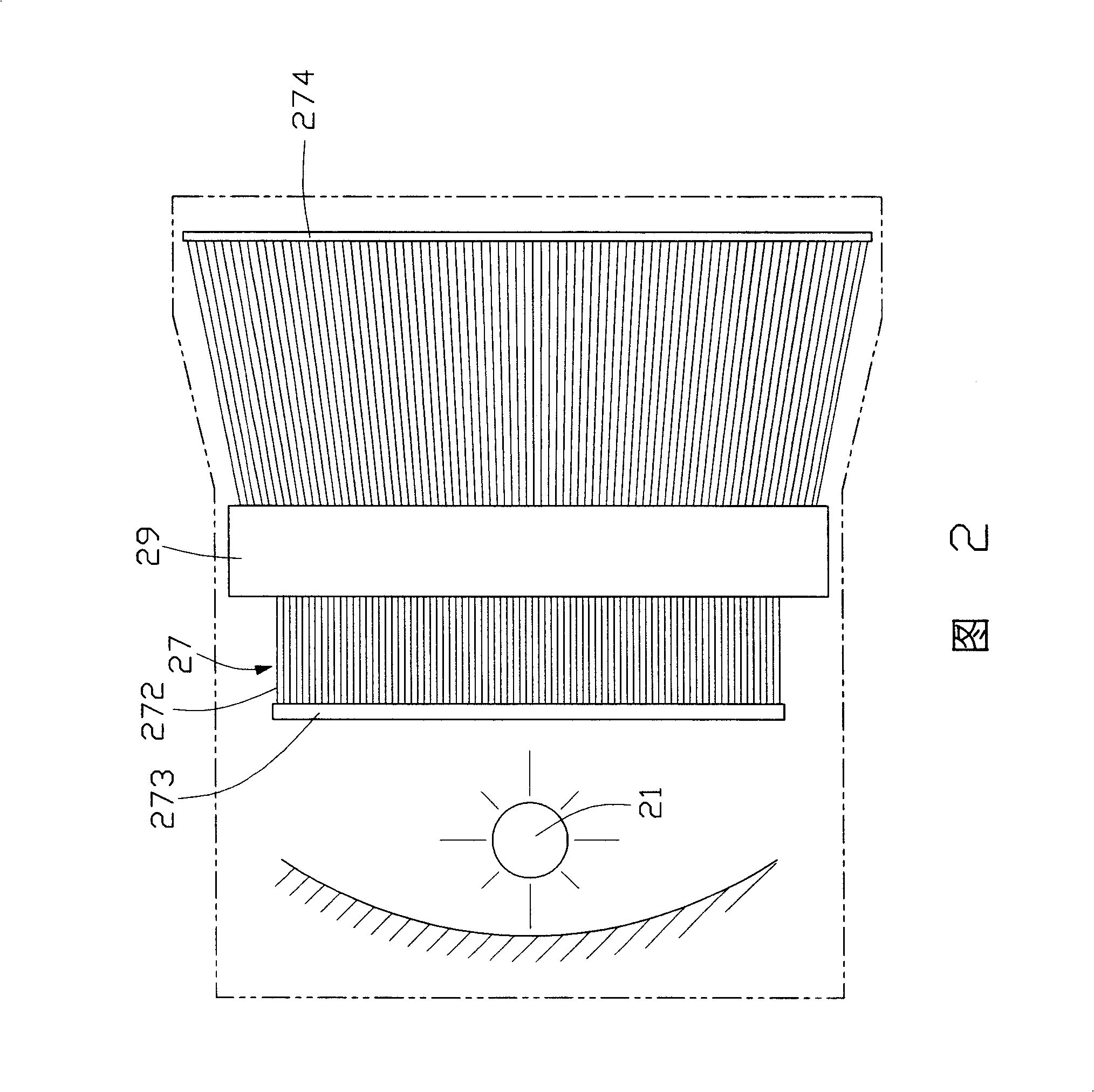 Optical fiber display