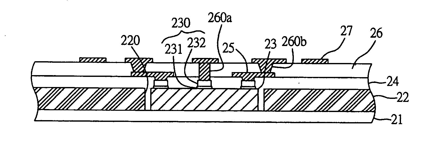 Micro-electronic package structure and method for fabricating the same