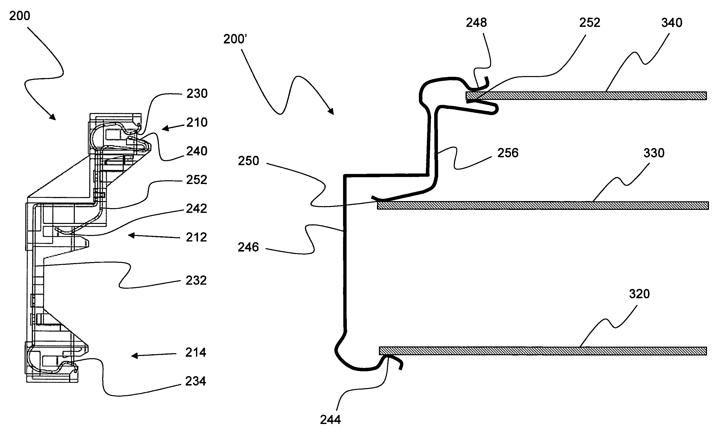 Printed circuit board connector for utility meters