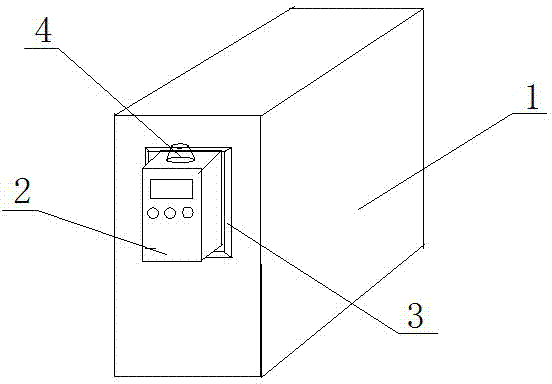 Computer mainframe box with carbon dioxide detector