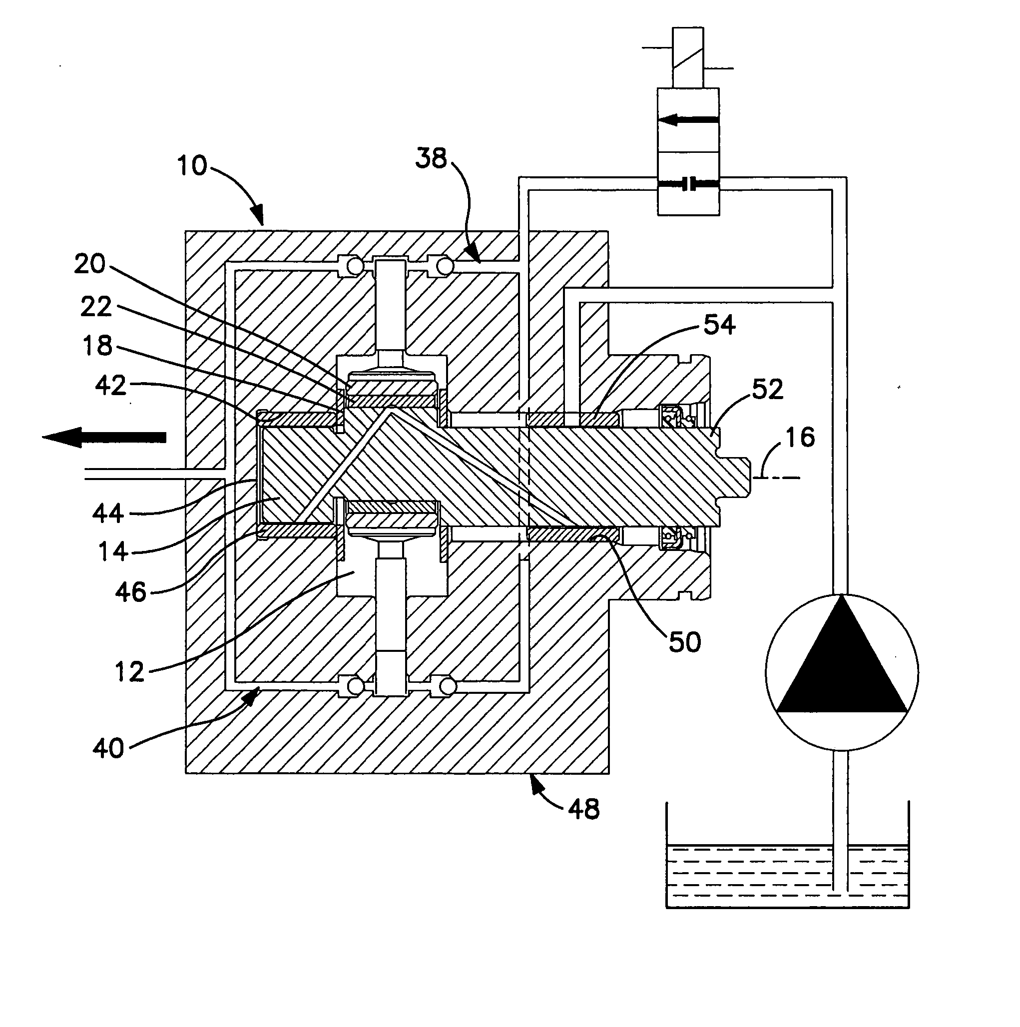 Radial piston fuel supply pump