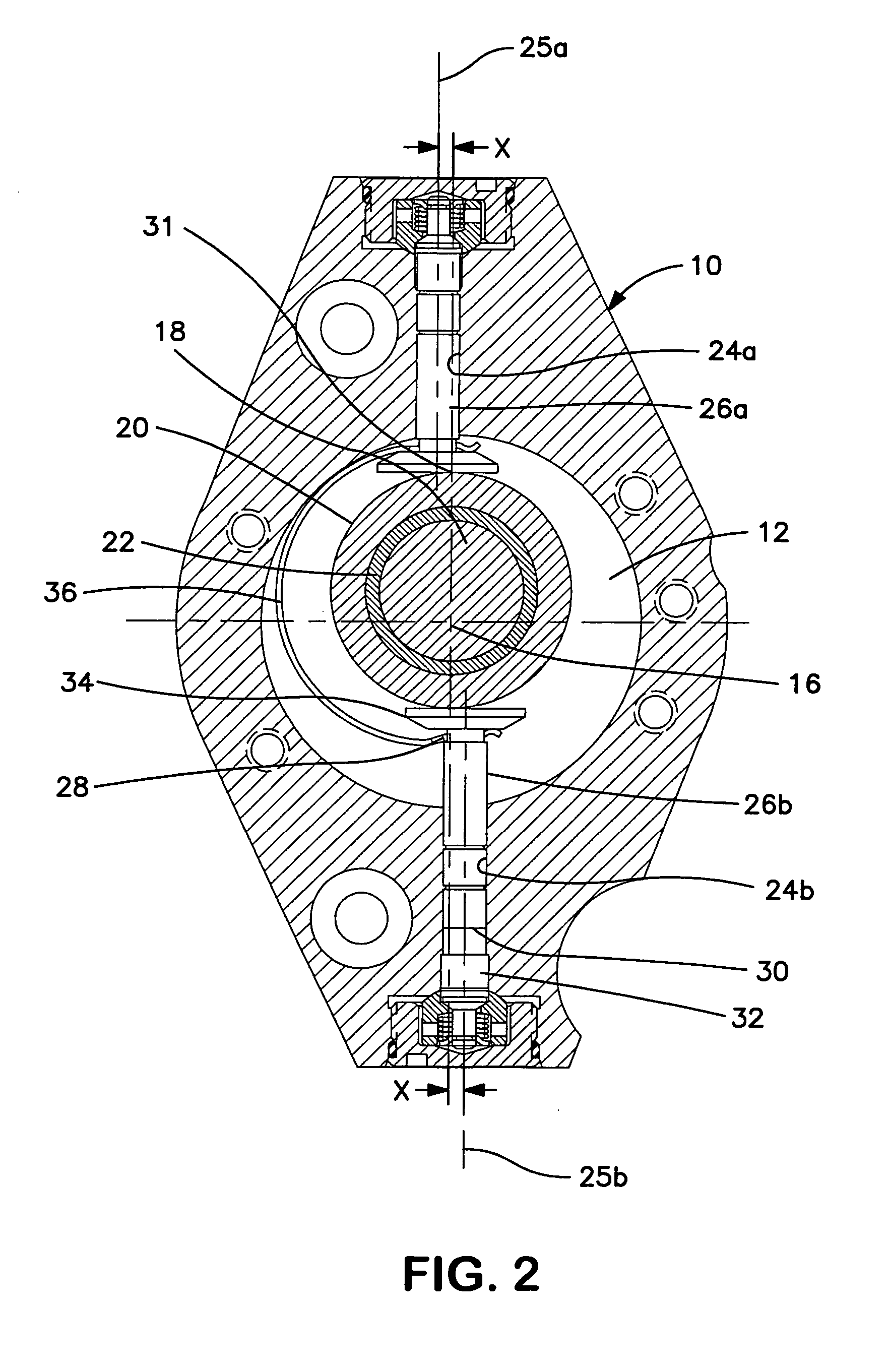 Radial piston fuel supply pump