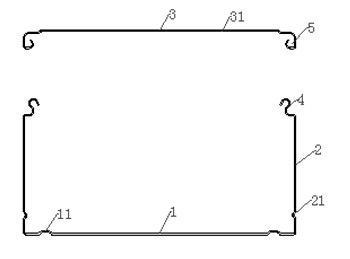 Rolled self-fastening type cable bridge