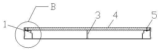 Light empty steel frame plywood formwork and assembling method