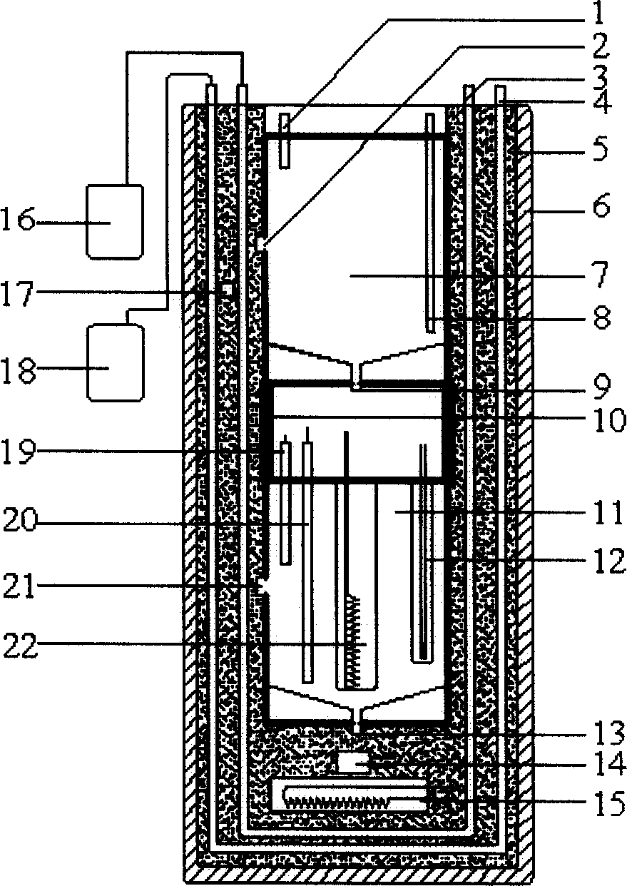 Constant tempeature reactor for reactor type biochemical oxygen-demand rapid measuring instrument