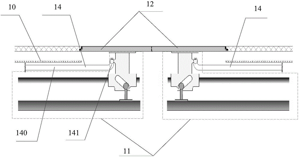 Sliding plug door system used for freight transport motor train unit