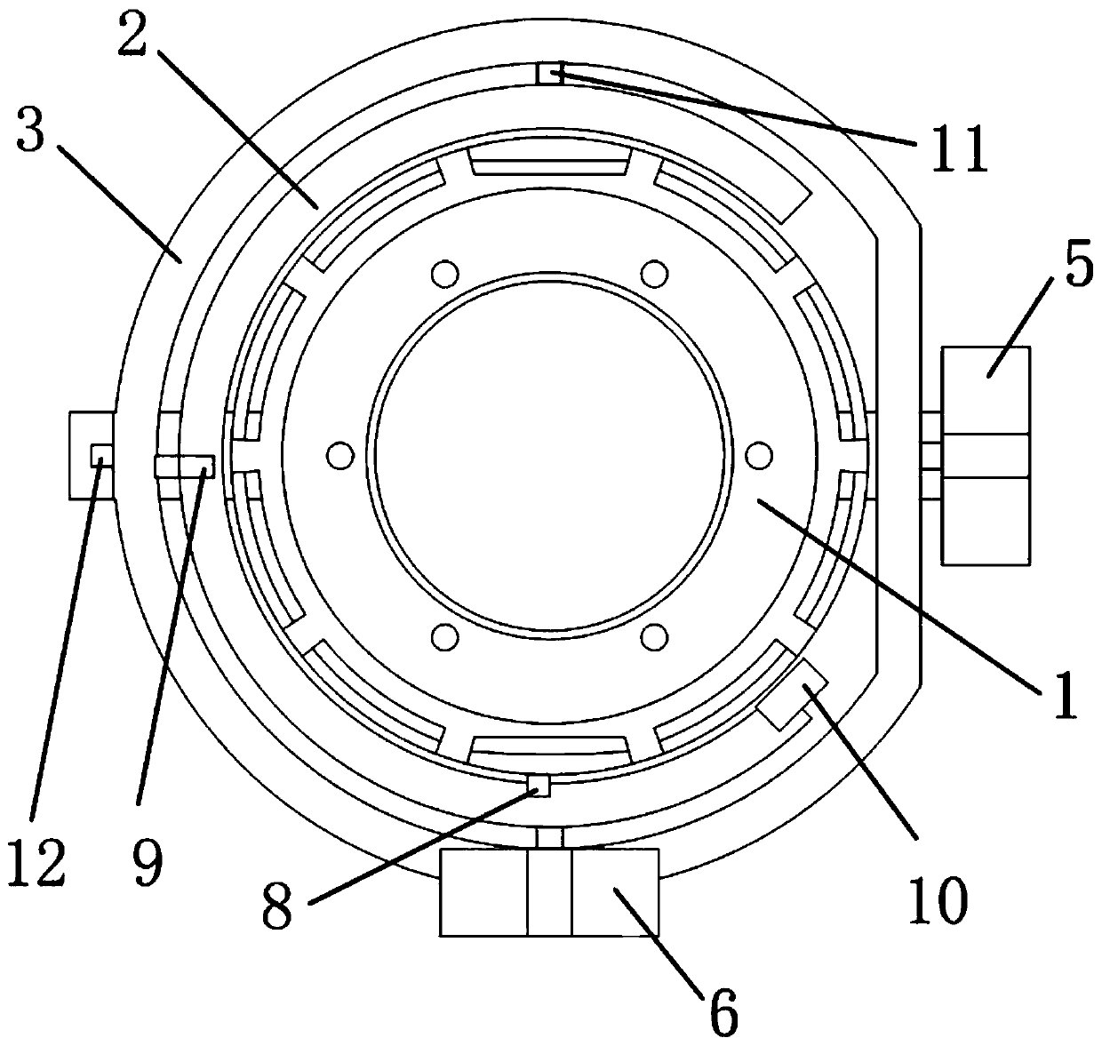 A three-dimensional attitude measurement device for air-floating ball bearings