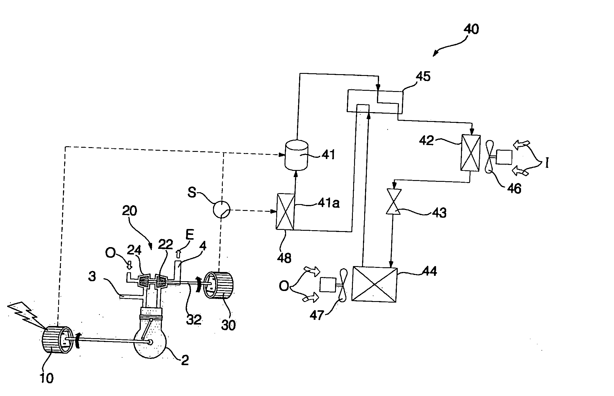 Electricity generating and air conditioning system