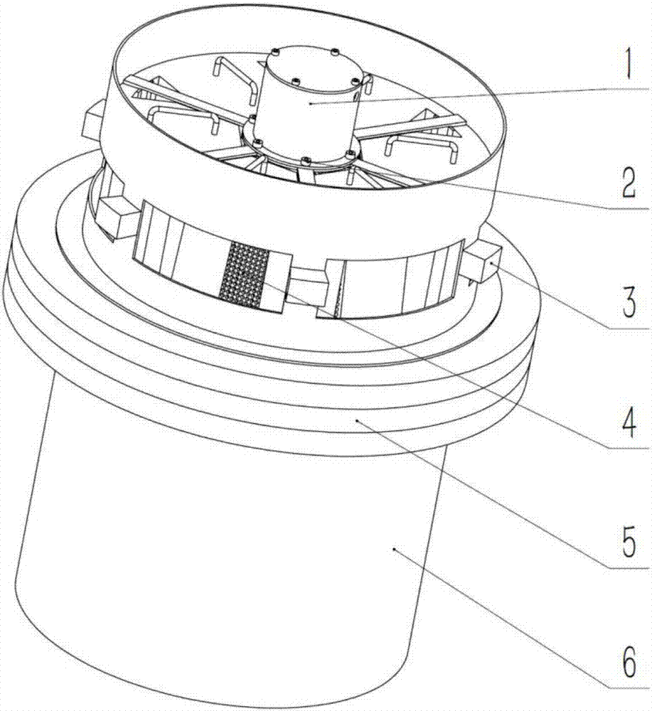 Floating type water surface catkin automatic collection device