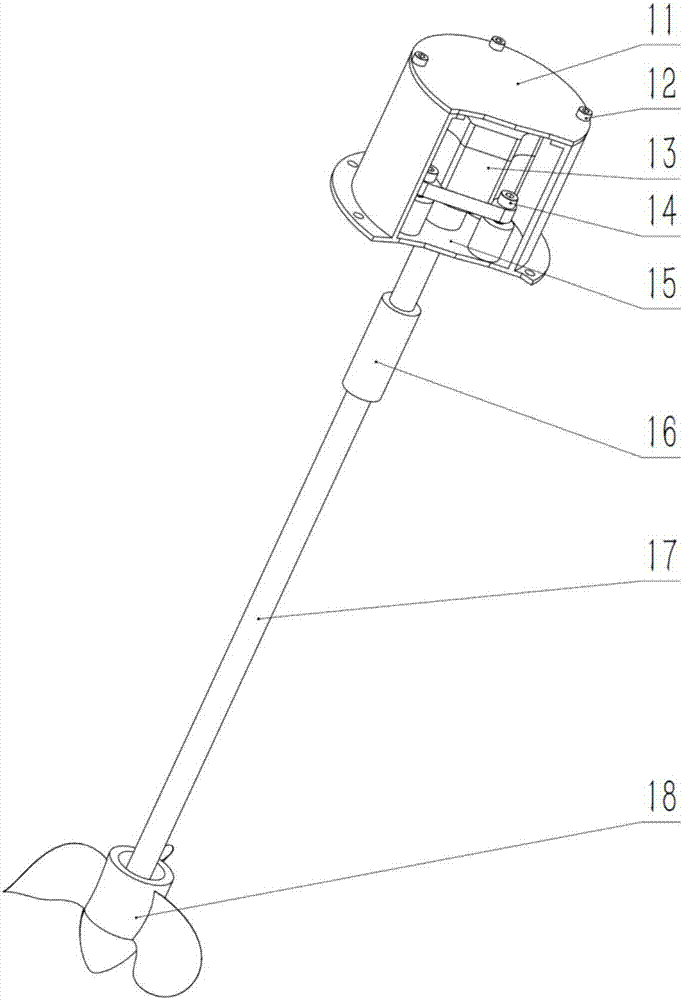 Floating type water surface catkin automatic collection device