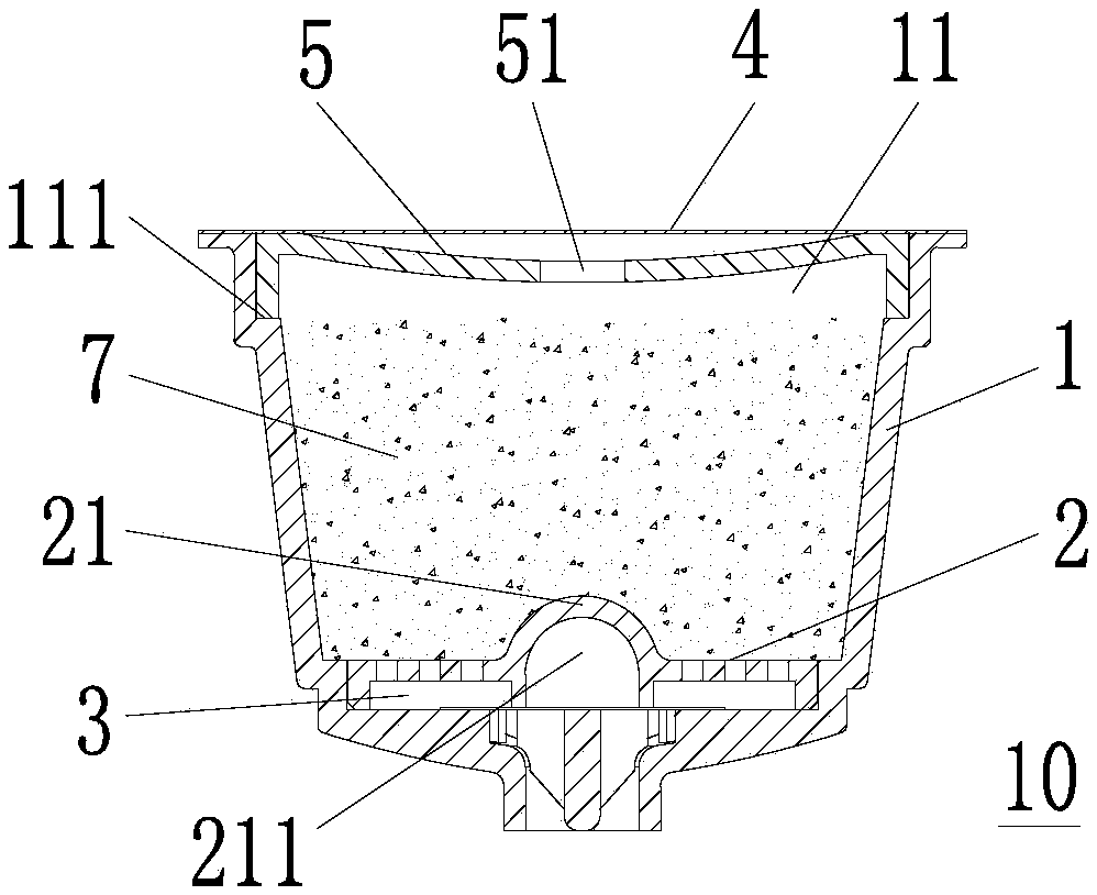 Lower filter disc, and beverage capsule