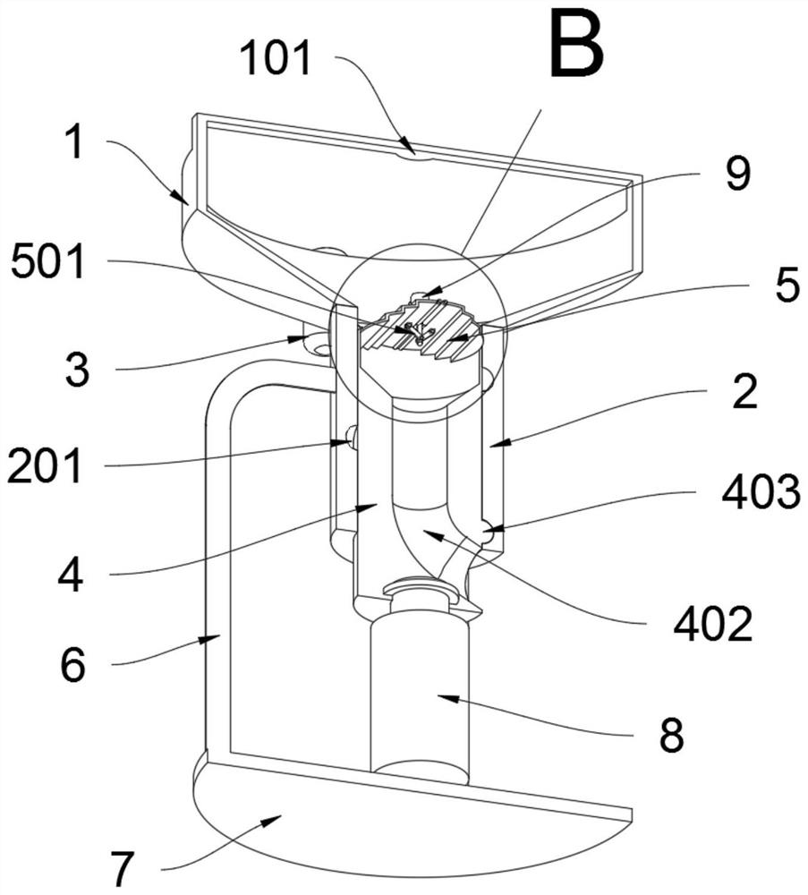 Rotary capsule bottling device for capsule counting board