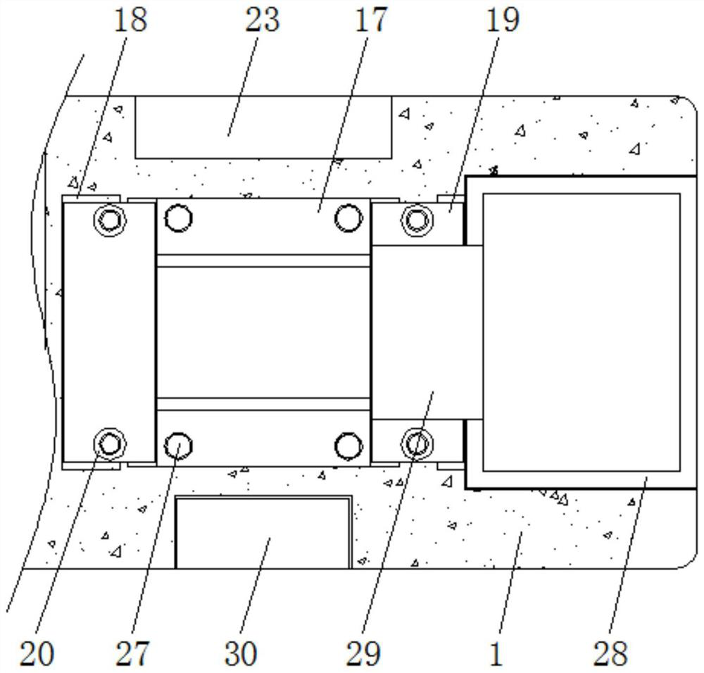 Annealing piece stamping and shearing die capable of conveniently reducing cutting resistance