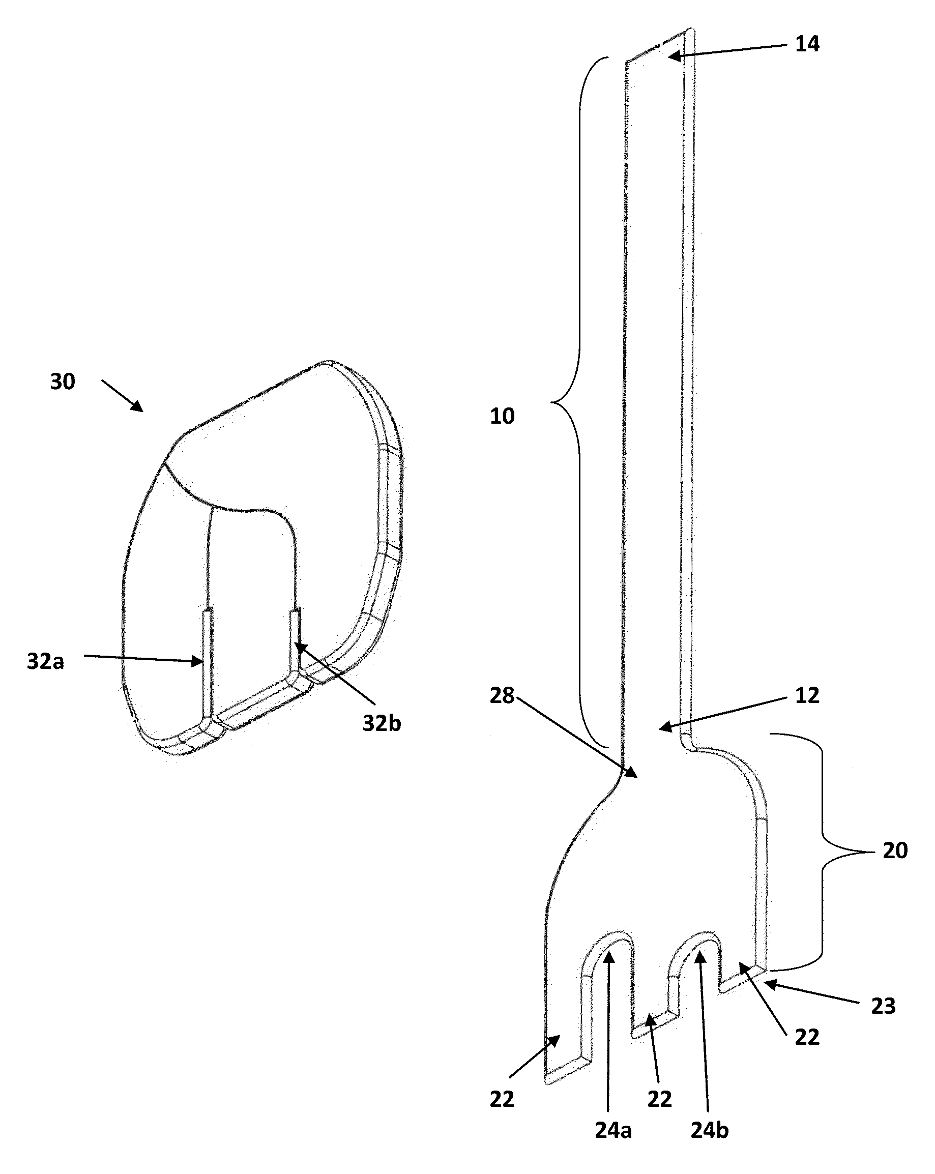 Slotted batter spatula