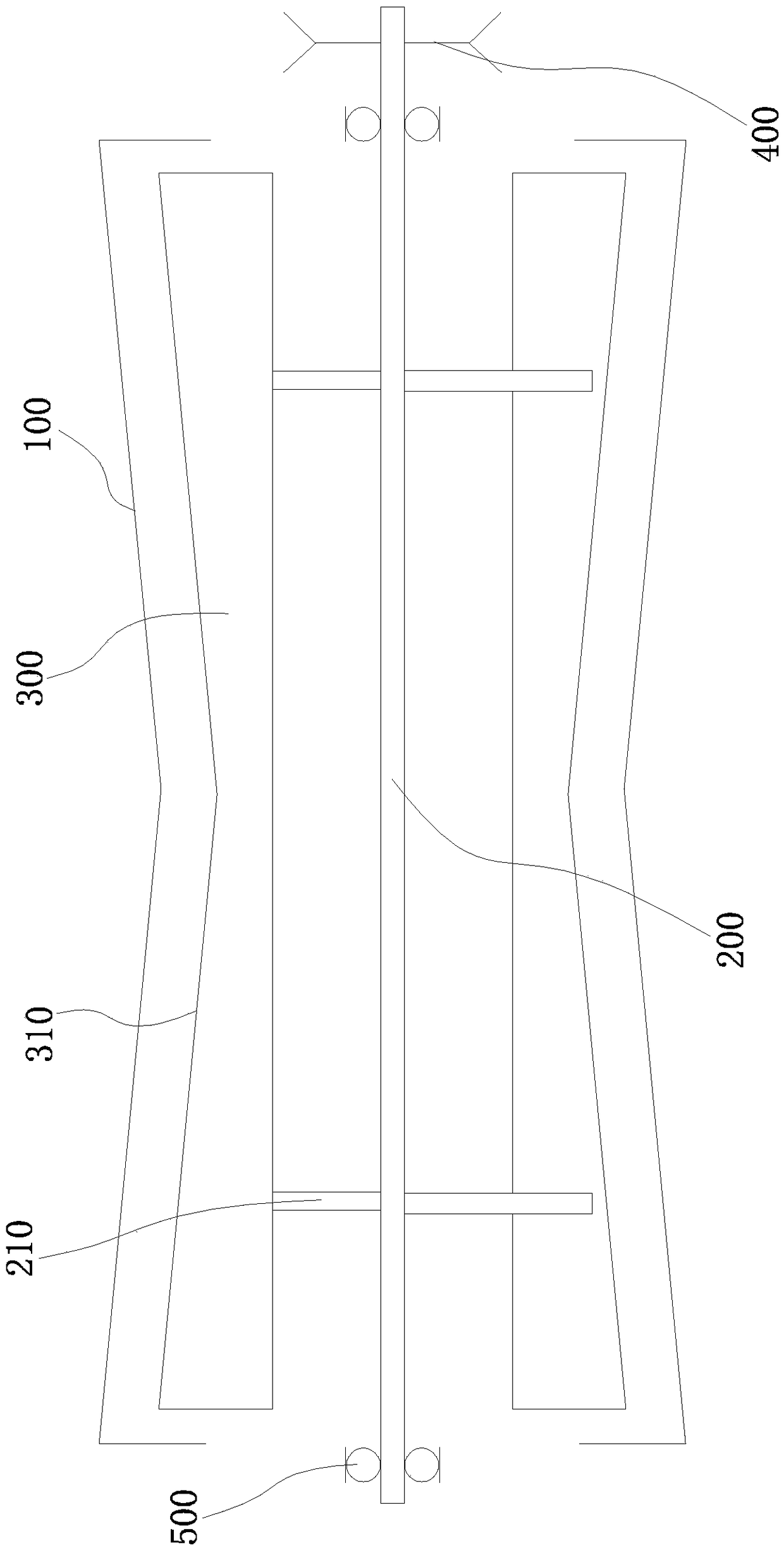 Double-cone centrifugal cleaning fan