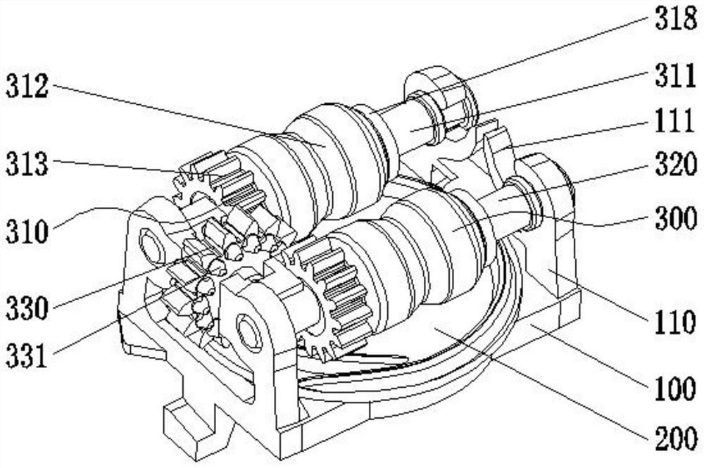 Pencil feeding structure of pencil sharpener