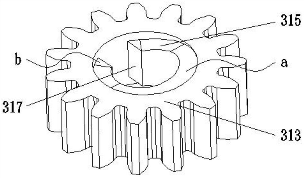 Pencil feeding structure of pencil sharpener