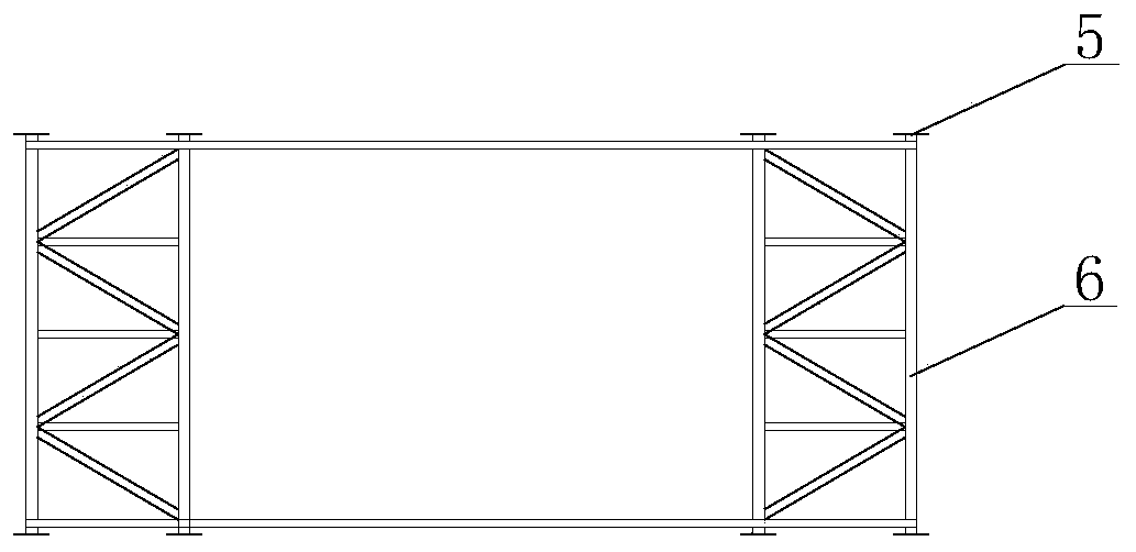 Tall and big space ultra-large air duct assembling device and construction method