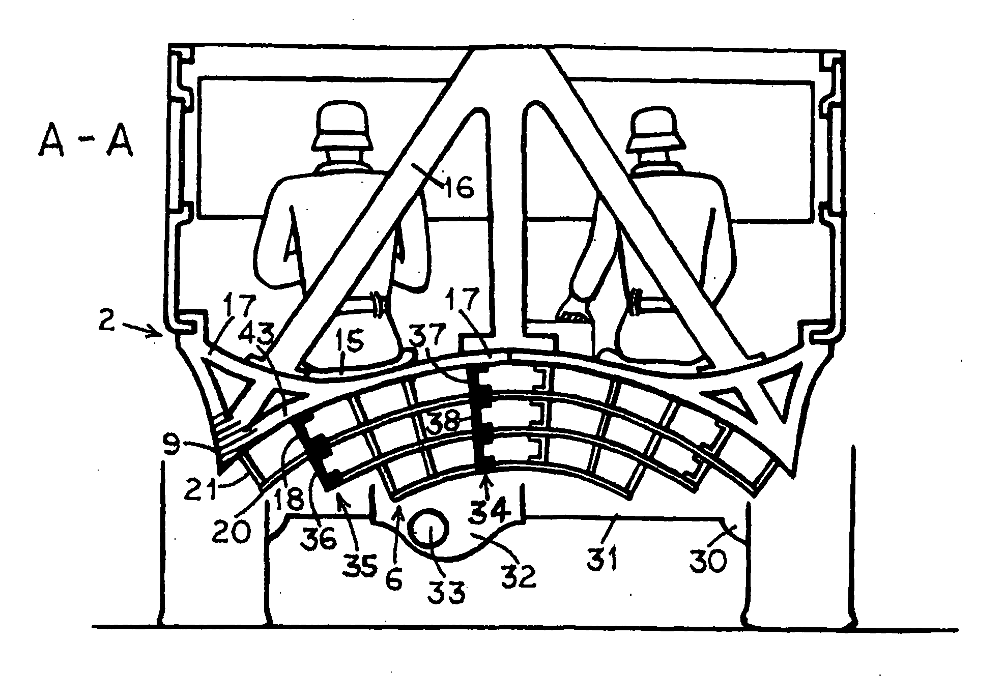 Mine protection for vehicle