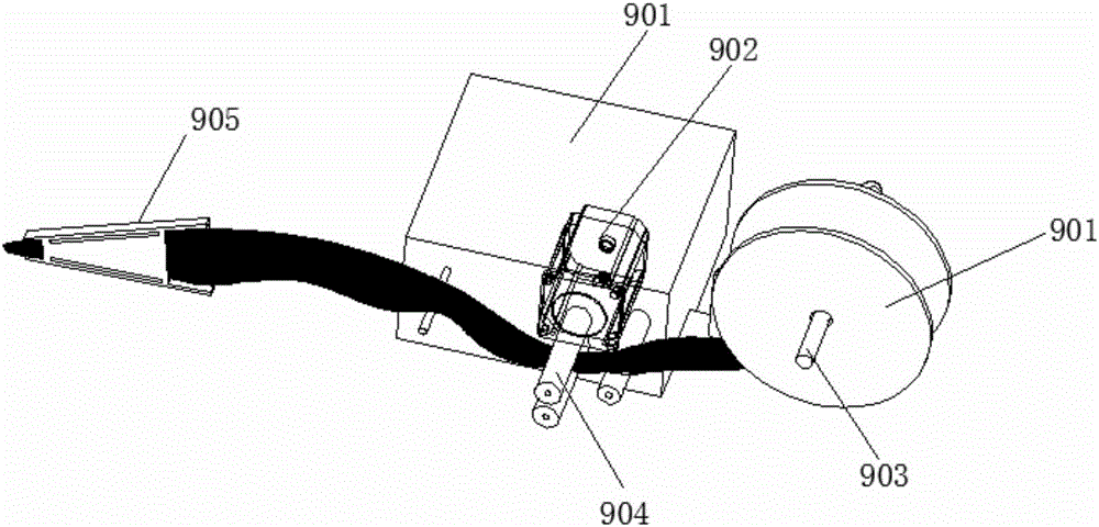 Full-automatic covered edge sewing machine