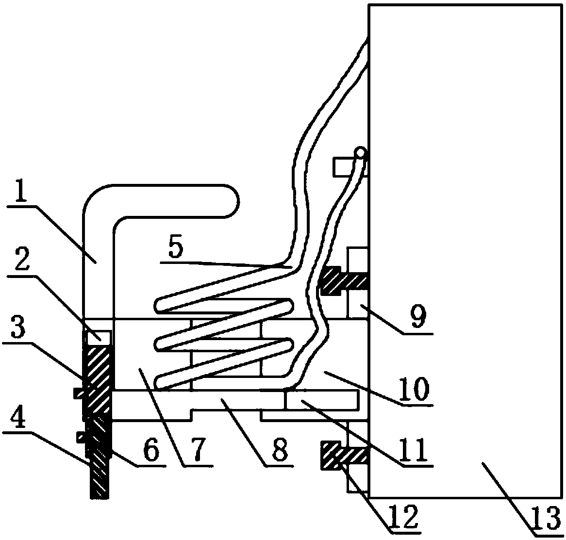 Oiling pipe placing rack for oiling machine