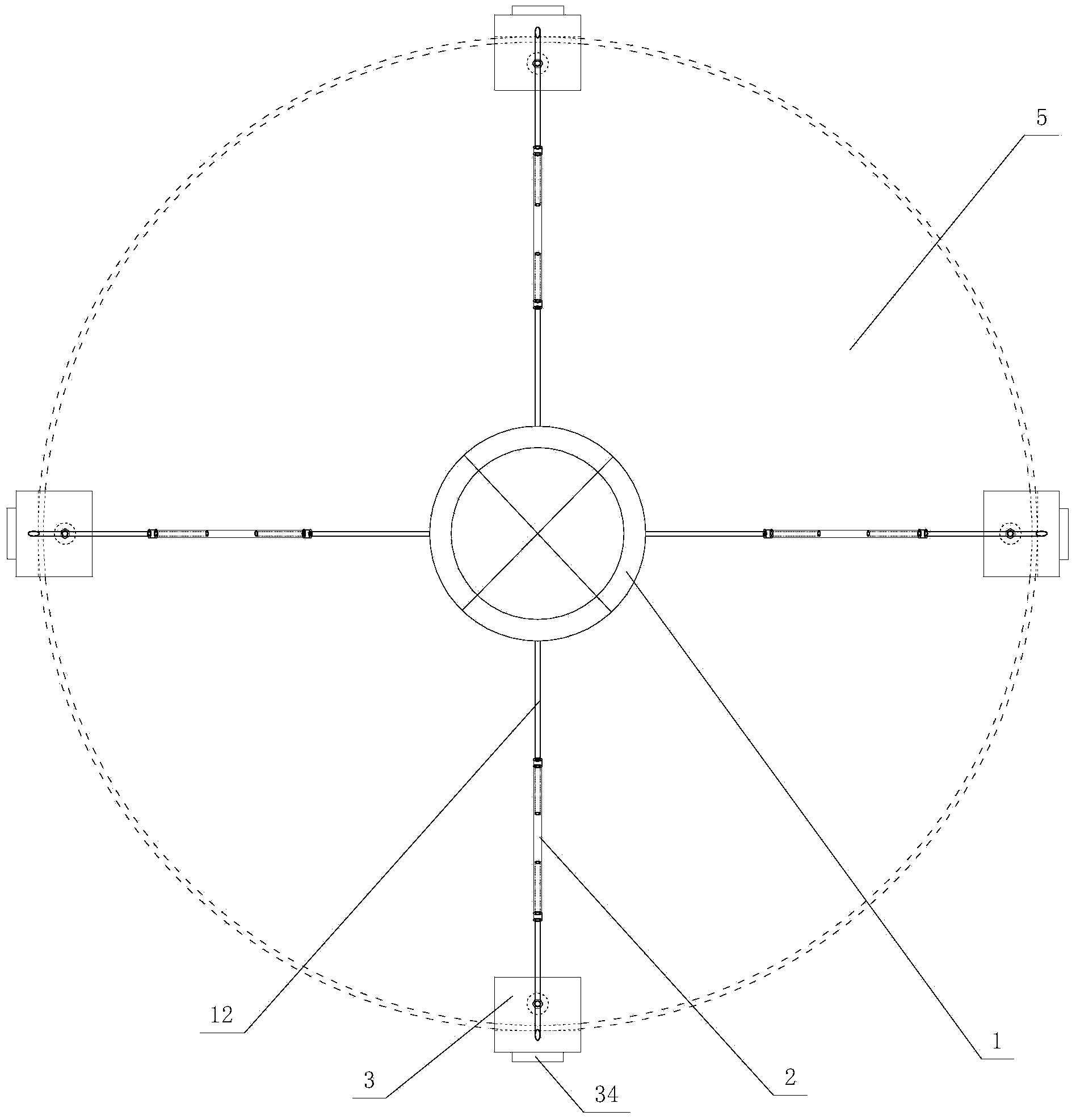 Special hoisting mechanism for nuclear main pump flywheel