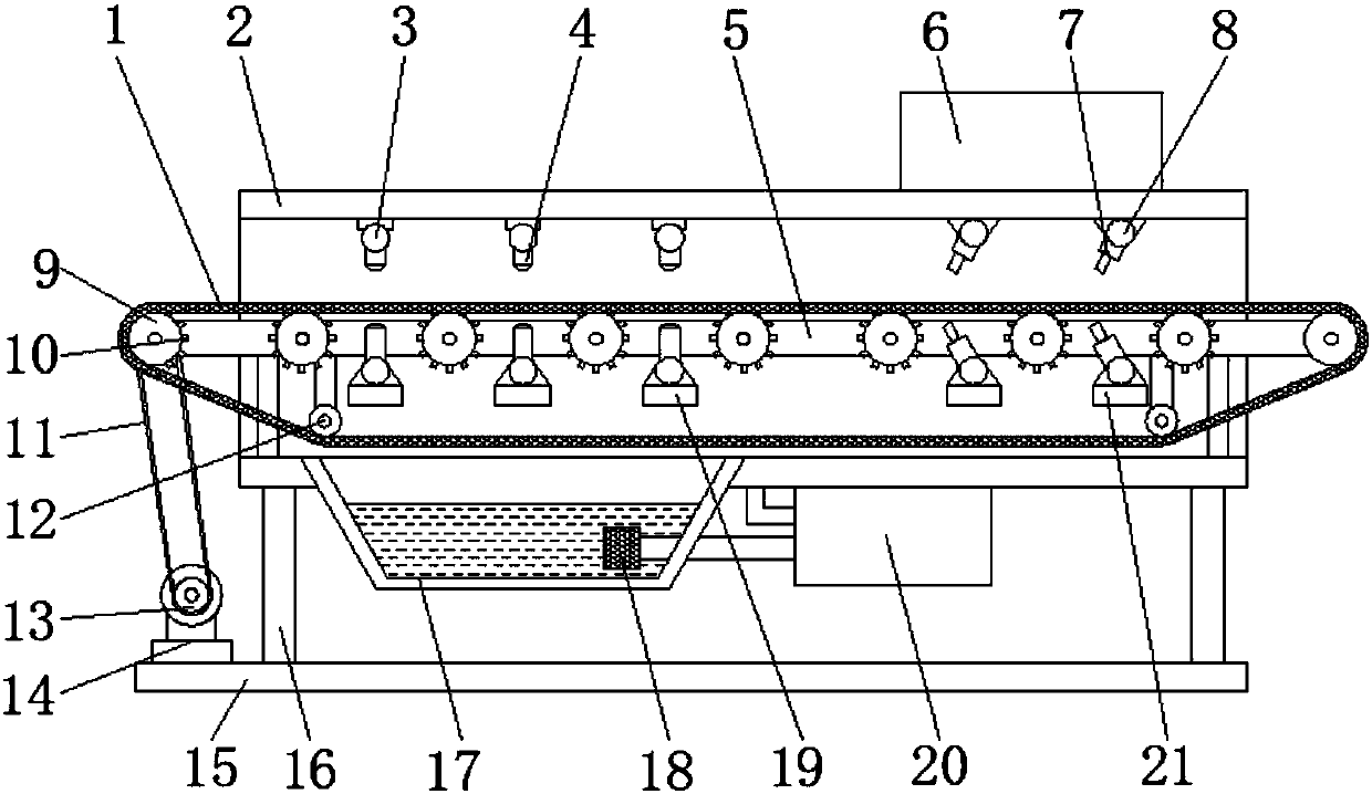 Cooling device for metallurgy