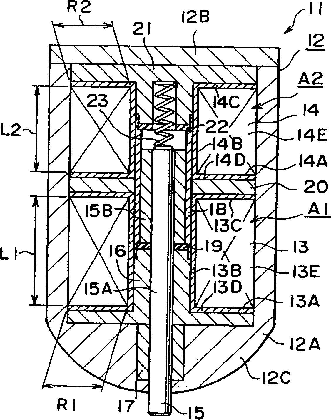 Electromagnetic driving apparatus for controlling weft-guide in loom