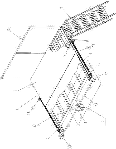 Vehicle-mounted electric telescopic platform