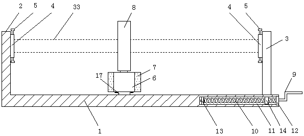 Building component japanning device