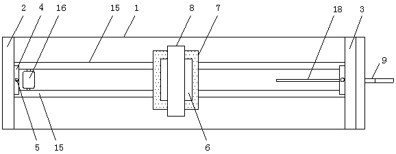 Building component japanning device