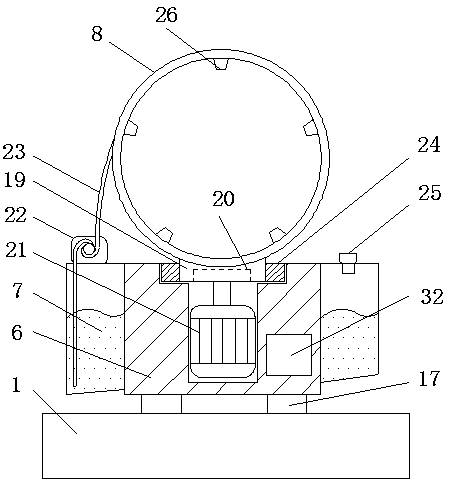 Building component japanning device