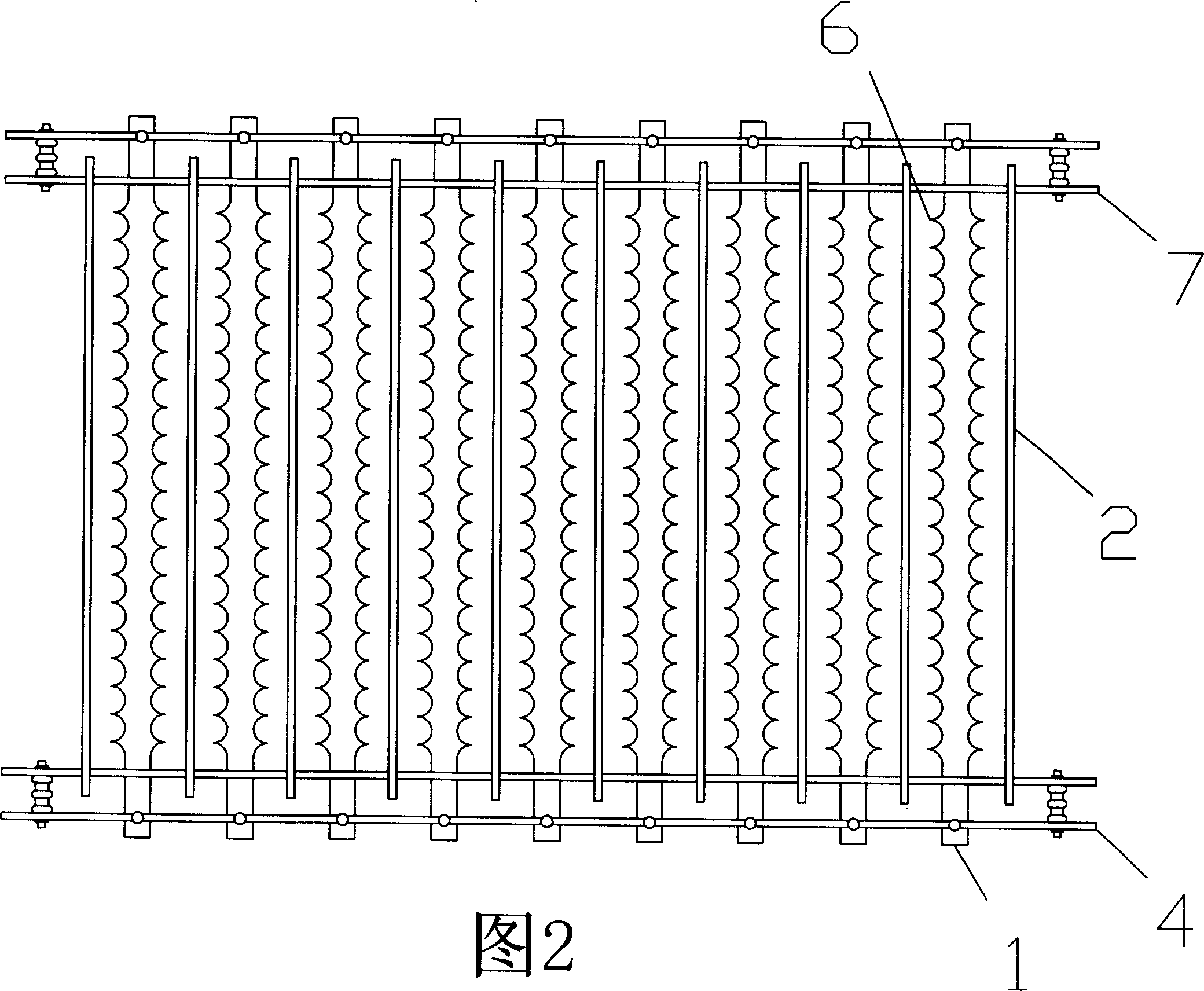 Planar electric field generator of high voltage electrostatic cooker hood