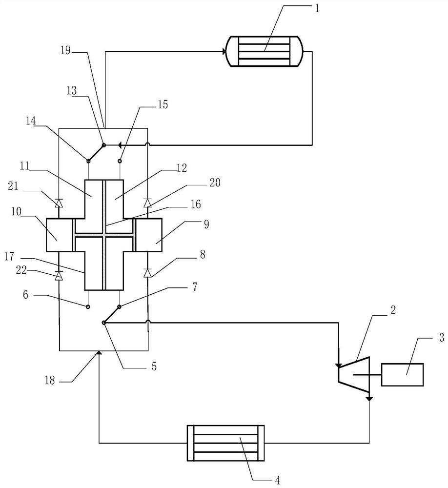 A Small Pressure Difference Steam Direct Drive High Boost Ratio Working Medium Pump for Organic Rankine Cycle