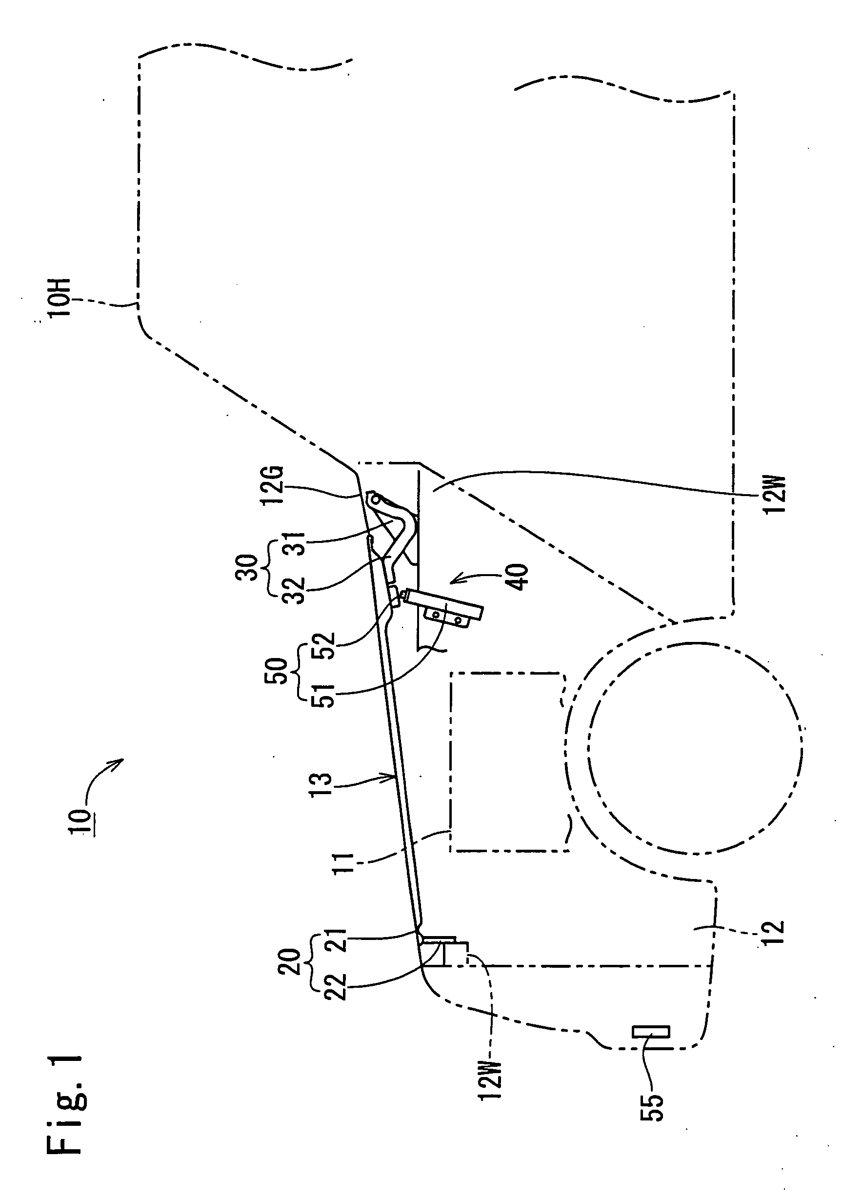 Hood impact absorbing apparatus