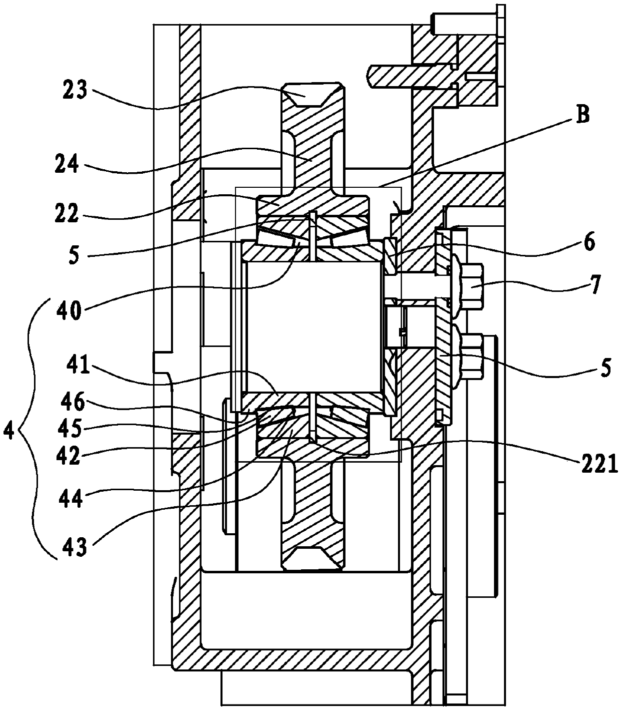 Efficient energy-saving transmission case