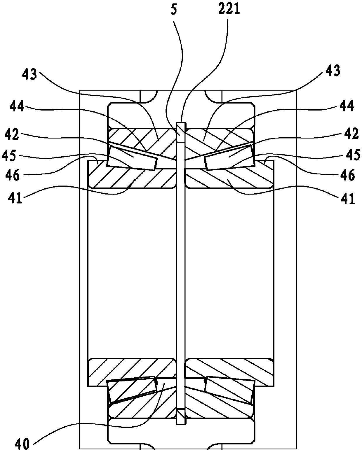 Efficient energy-saving transmission case