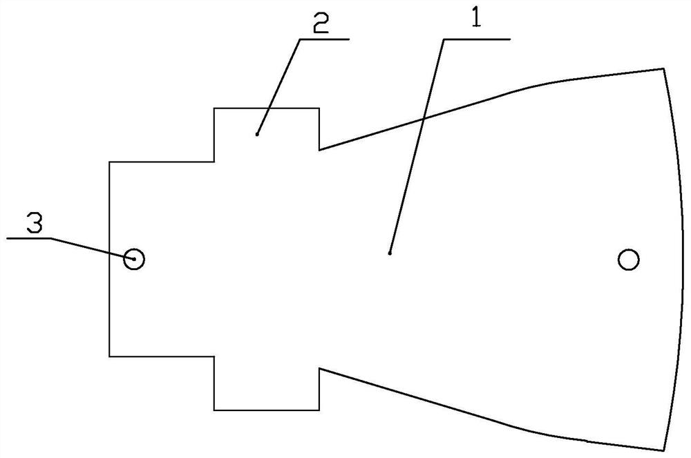 Forming technology for titanium alloy variable-curvature rotation body structure sheet metal part