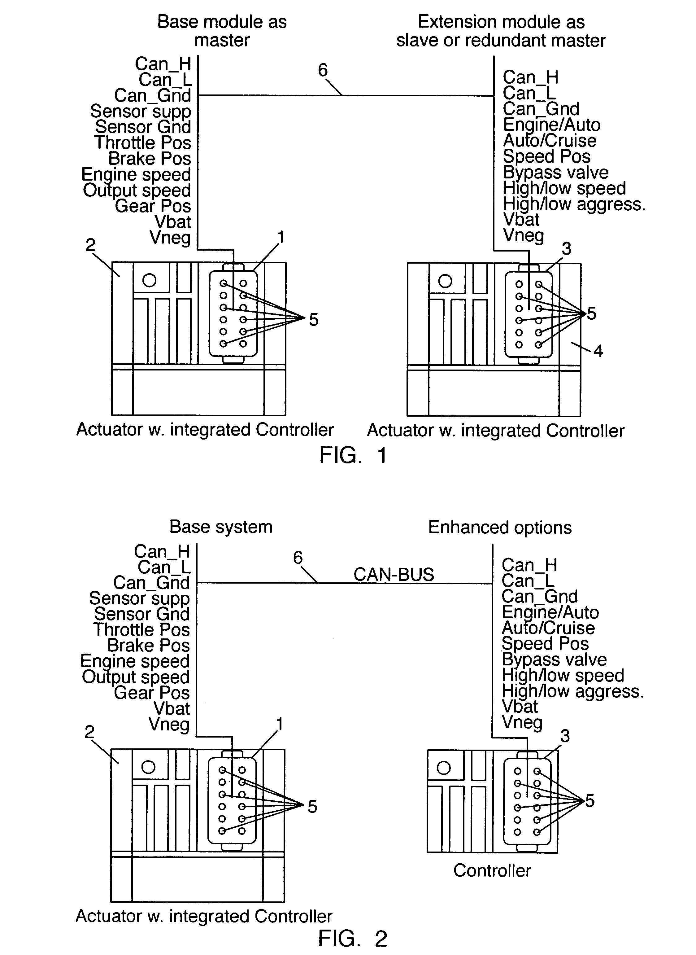 Control system for a hydraulic servomotor