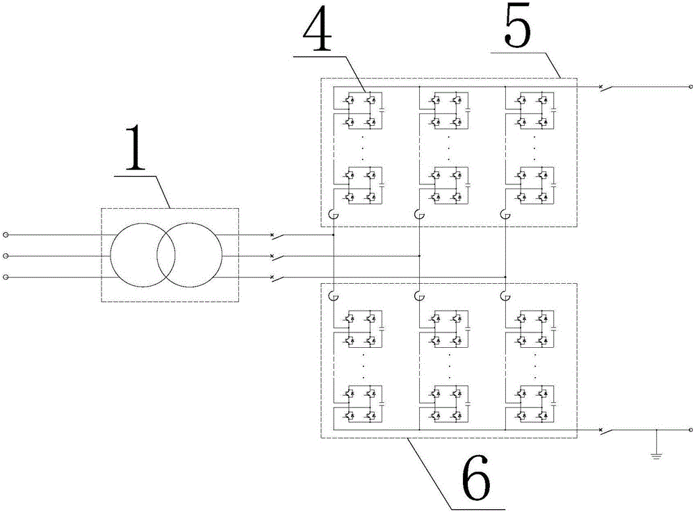 Novel alternating-current and direct-current hybrid tractive power supply system